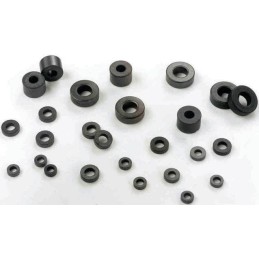 5 pcs - Fair-Rite Ferrite Ring Toroid Core, For: Broadband Transformers, 22.1 x 13.7 x 12.7mm