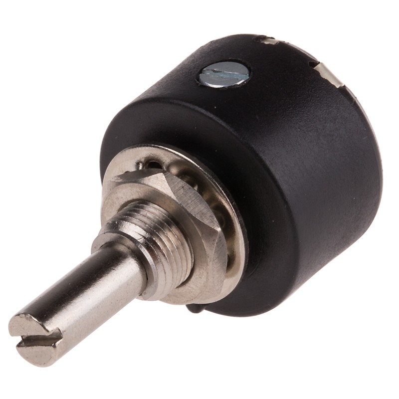 1 pcs - RS PRO 5kΩ Rotary Potentiometer 1-Gang Panel Mount