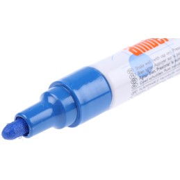 1 pcs - Ambersil Blue 3mm Medium Tip Paint Marker Pen for use with Various Materials
