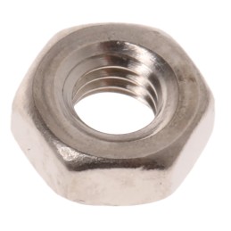 1 Bag of 250 - RS PRO, Nickel Plated Brass Hex Nut, DIN 934, M3