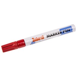 1 pcs - Ambersil Red 3mm Medium Tip Paint Marker Pen for use with Various Materials