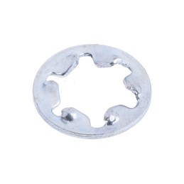 1 Bag of 250 - Bright Zinc Plated Steel Internal Tooth Shakeproof Washer, M3