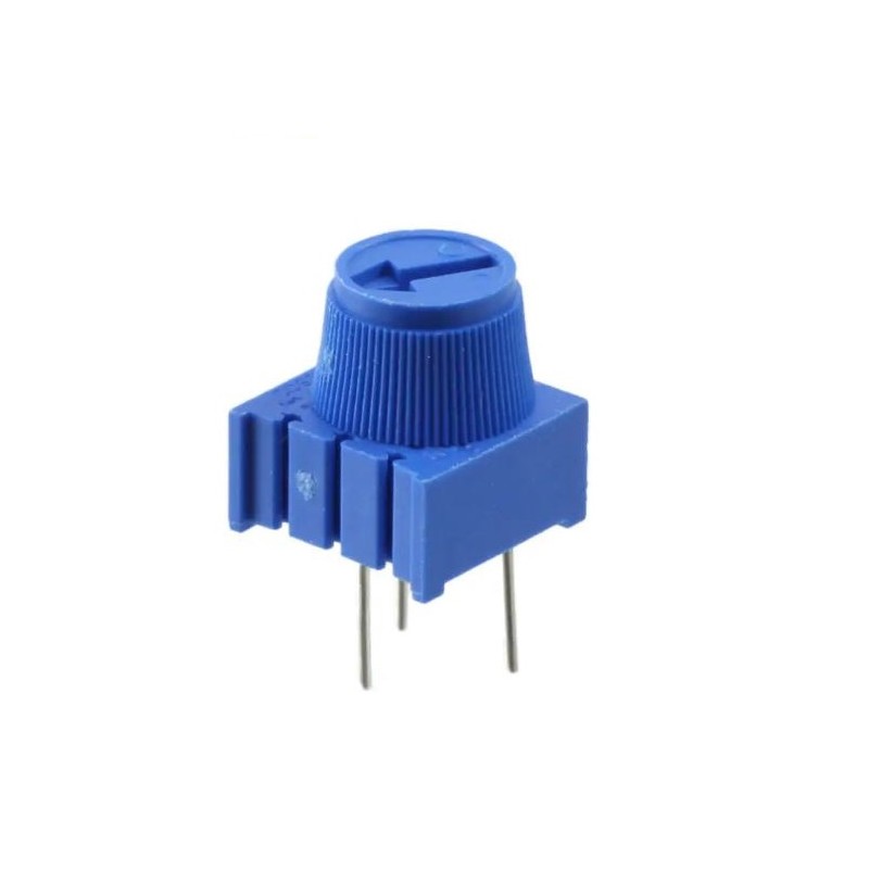 1 pcs - 1kΩ, Through Hole Trimmer Potentiometer 0.5W Top Adjust Bourns, 3386F