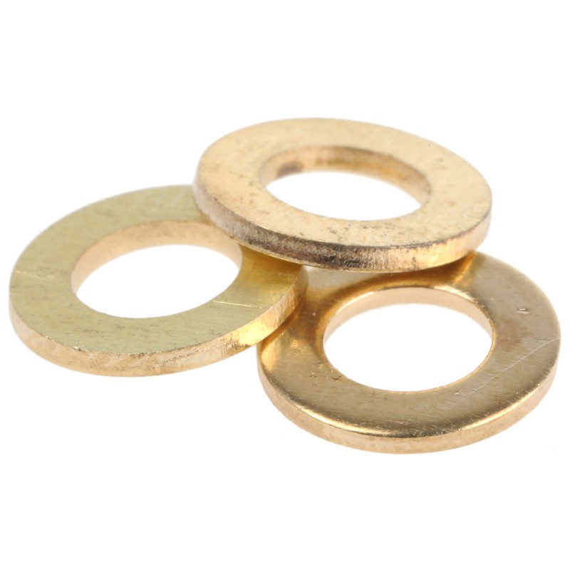1 Bag of 250 - Brass Plain Washers, M5, DIN 125A