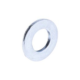 1 Bag of 250 - Bright Zinc Plated Steel Plain Washers, M5, DIN 125A