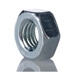 1 Bag of 250 - RS PRO, Bright Zinc Plated Steel Hex Nut, DIN 934, M5
