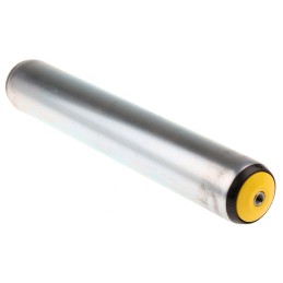 1 pcs - Interroll Zinc Plated Steel Round Conveyor Roller Female 50mm Dia. x 300mm L, 2000N Load Capacity Steel, 12mm Spindle,