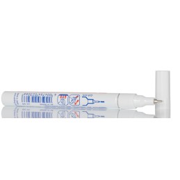 1 pcs - Edding White 0.8mm Extra Fine Tip Paint Marker Pen for use with Glass, Metal, Plastic, Wood