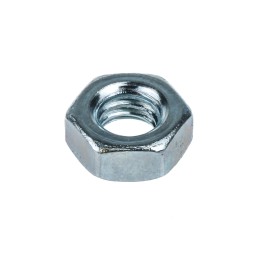 1 Bag of 250 - RS PRO, Bright Zinc Plated Steel Hex Nut, DIN 934, M6