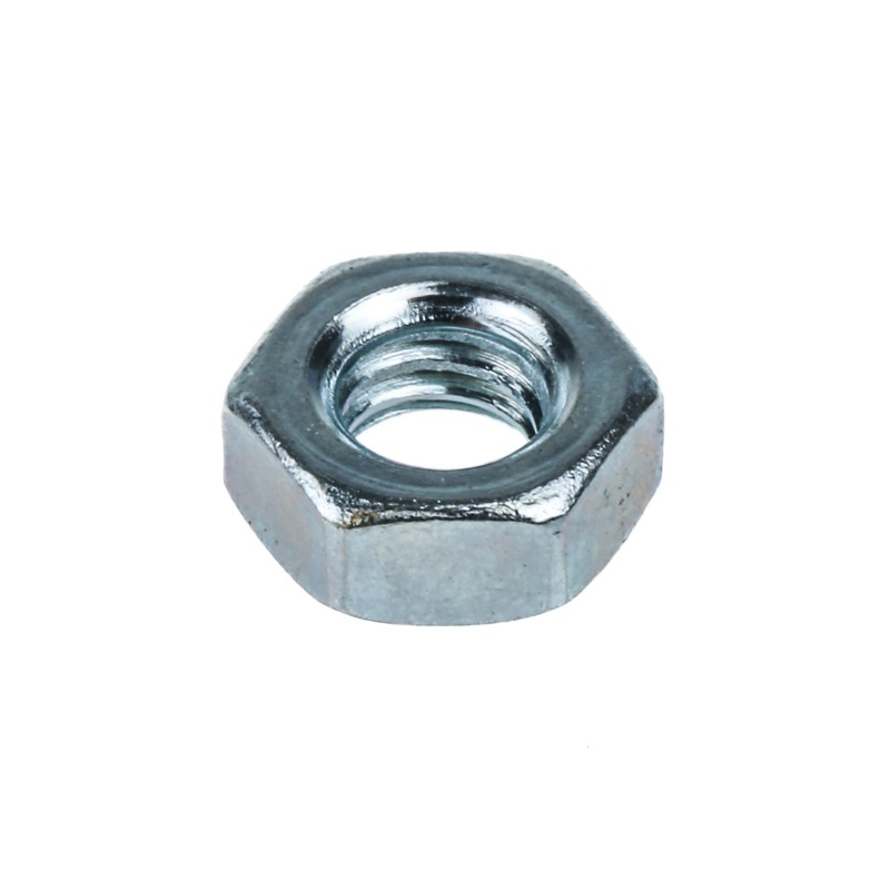 1 Bag of 250 - RS PRO, Bright Zinc Plated Steel Hex Nut, DIN 934, M6