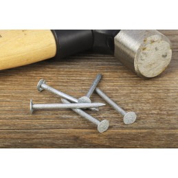 1 Bag of 285 - RS PRO Galvanised Nails, 40mm x 2.65mm, 500g Bag