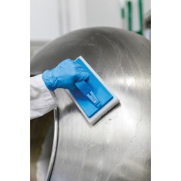 10 pcs - Vikan White Scourer 245mm x 115mm x 25mm, for Industrial Cleaning Use