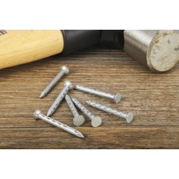 1 Bag of 350 - RS PRO Galvanised Nails, 30mm x 2.65mm, 500g Bag