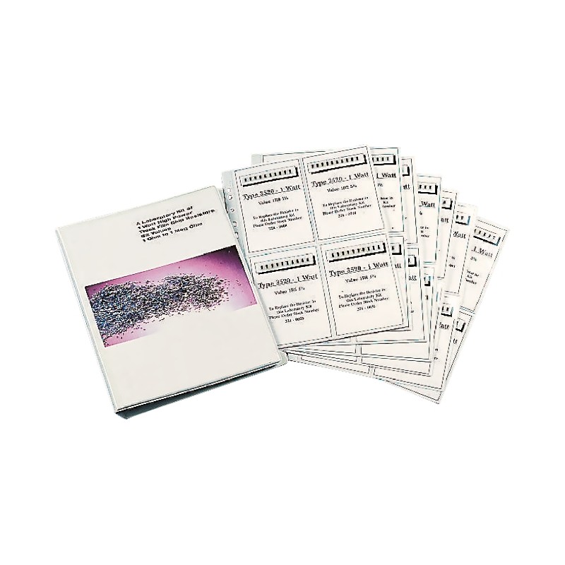 1 pcs - TE Connectivity, CPF-0603 Thin Film, SMT 164 Resistor Kit, with 20 pieces, 20 kΩ - 1 MΩ