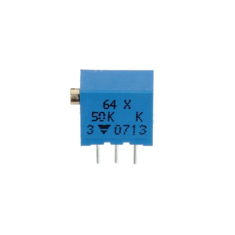 1 pcs - 2kΩ, Through Hole Trimmer Potentiometer 0.25 W @ 85 °C Top Adjust TT Electronics/BI, 64