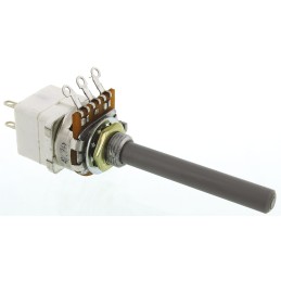 1 pcs - TE Connectivity 4.7kΩ Rotary Potentiometer 1-Gang Panel Mount, 1624209-2