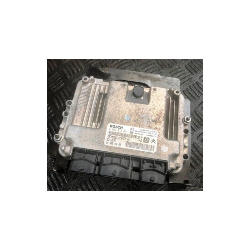 2009 CITROEN C4 GRAND PICASSO 1.6 ENGINE ECU 0281013871 / 9664618080