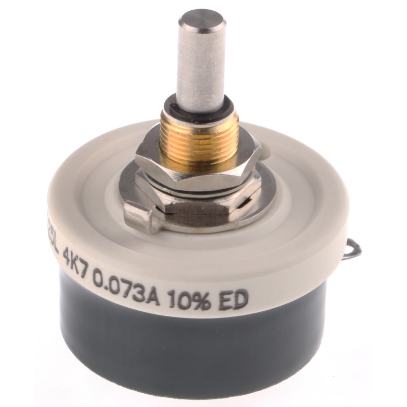1 pcs - Vishay 25W 4.7kΩ Wirewound Rheostat, RT025AS4701KB