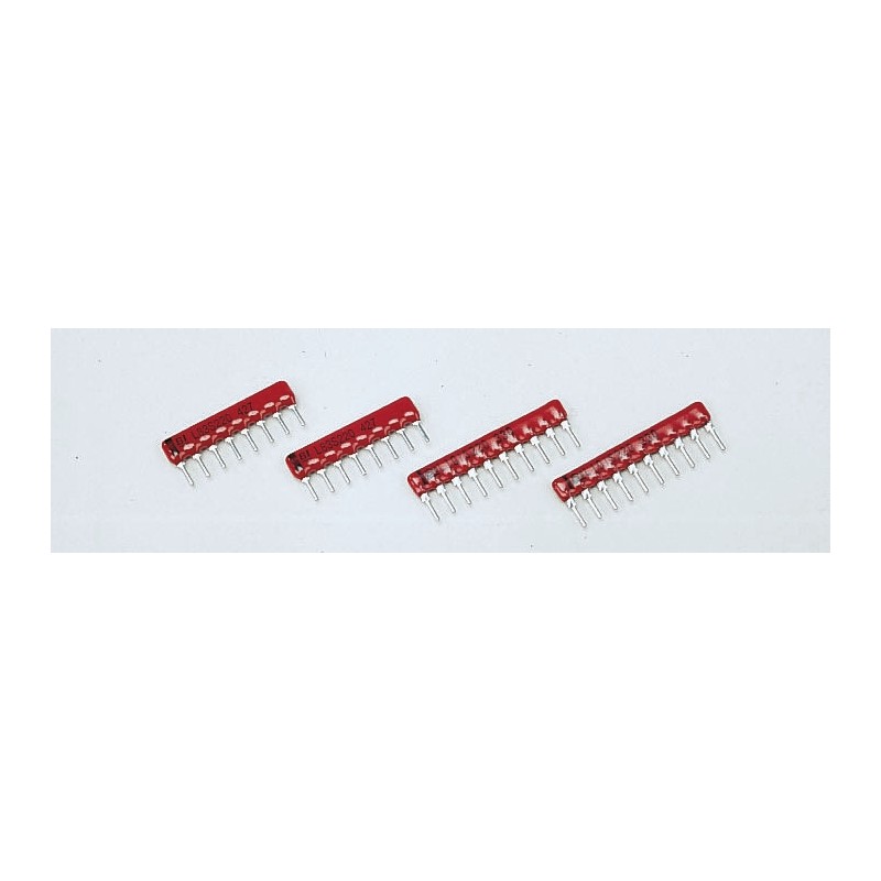1 pcs - Caddock, 1776 1kΩ ±0.5% VOLT/D Resistor Array, 5 Resistors, SIP, Through Hole
