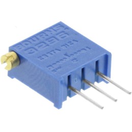 1 pcs - 20kΩ, Through Hole Trimmer Potentiometer 0.5W Side Adjust Bourns, 3296