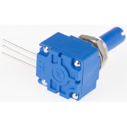 1 pcs - Bourns 100kΩ Rotary Potentiometer 1-Gang Panel Mount, 91A1A-B28-E20L