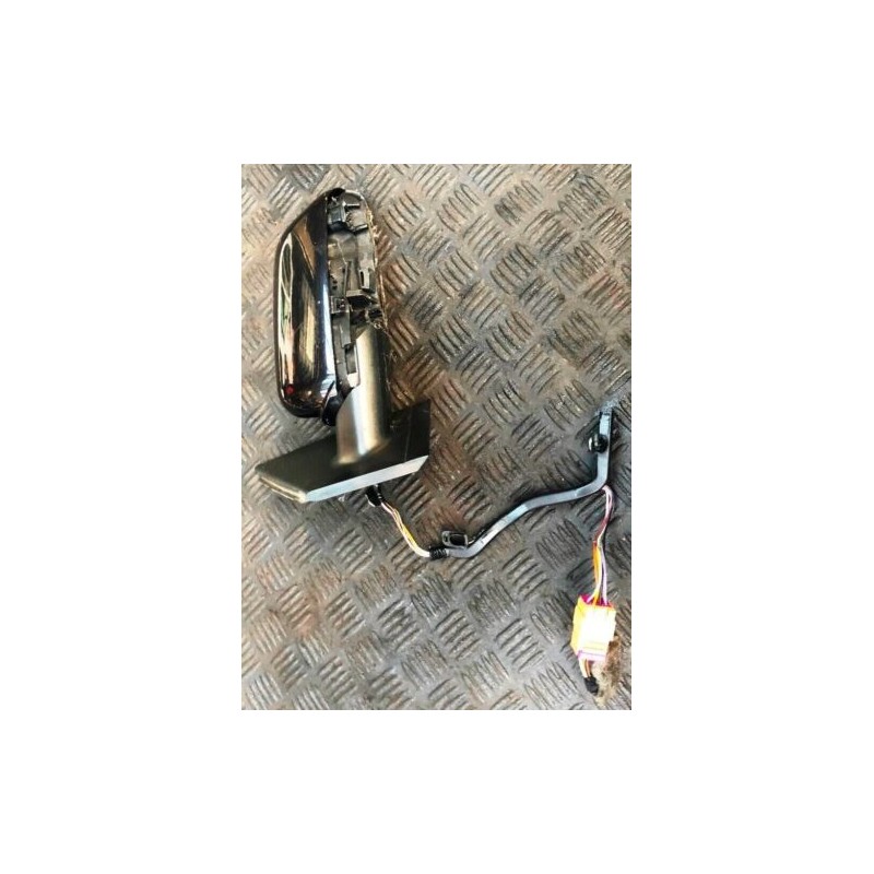 2006 VOLKSWAGEN POLO 1.4 PETROL MK4 LH FRONT DOOR MIRROR BLACK NO INDICATOR