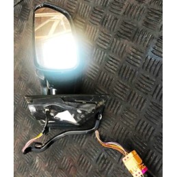 2006 VOLKSWAGEN POLO 1.4 PETROL MK4 LH FRONT DOOR MIRROR BLACK NO INDICATOR