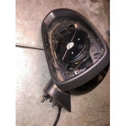 2007 VAUXHALL CORSA D 1.2 PETROL BLACK LH DOOR MIRROR