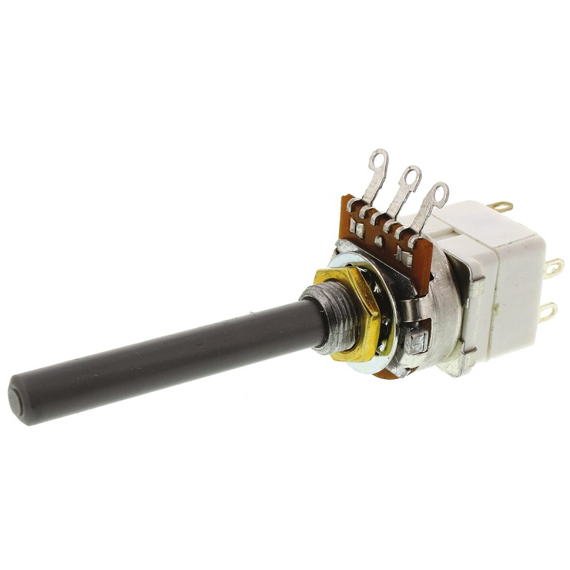 1 pcs - TE Connectivity 1MΩ Rotary Potentiometer 1-Gang Panel Mount, 23ESB105MMF50AF