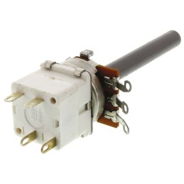 1 pcs - TE Connectivity 1MΩ Rotary Potentiometer 1-Gang Panel Mount, 23ESB105MMF50AF