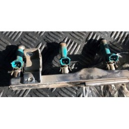 2009 MAZDA 3 BL TS2 1.6 PETROL FUEL RAIL WITH FUEL INJECTORS DENSO 9C0 11