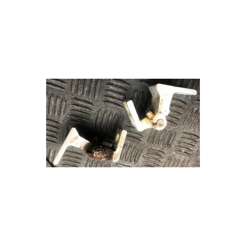 2009 VW VOLKSWAGEN TIGUAN 1.4 TSI MK1 5N LH FRONT DOOR HINGES PAIR