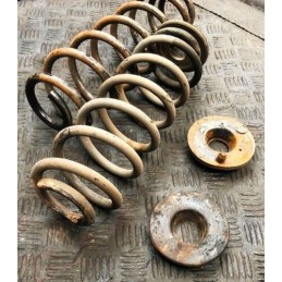 2009 VW VOLKSWAGEN TIGUAN 1.4 TSI MK1 5N REAR COIL PAIR