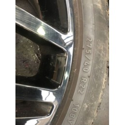 2014-2018 Range Rover Sport L494 3.0 22 ALLOY WHEEL SET X 4 PIRELLI TYRES 6MM