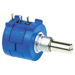 1 pcs - Bourns 5kΩ Rotary Potentiometer 10-Turns 1-Gang Panel Mount, 3590S-2-502L