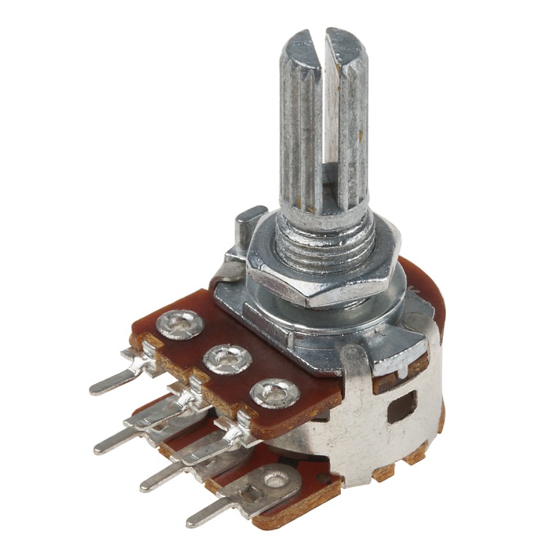 1 pcs - Bourns 100kΩ Rotary Potentiometer 2-Gang Panel Mount, PDB182-K220K-104B