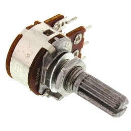 1 pcs - Bourns 100kΩ Rotary Potentiometer 2-Gang Panel Mount, PDB182-K220K-104B