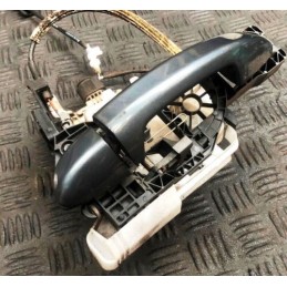 2013 VOLKSWAGEN PASSAT B7 2.0 LH FRONT DOOR HANDLE WITH LOCK LK7X 3C2837015A