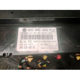 2008 AUDI A8 D3 4E 4.2 TDI HEATER CONTROL UNIT 4E0820043G