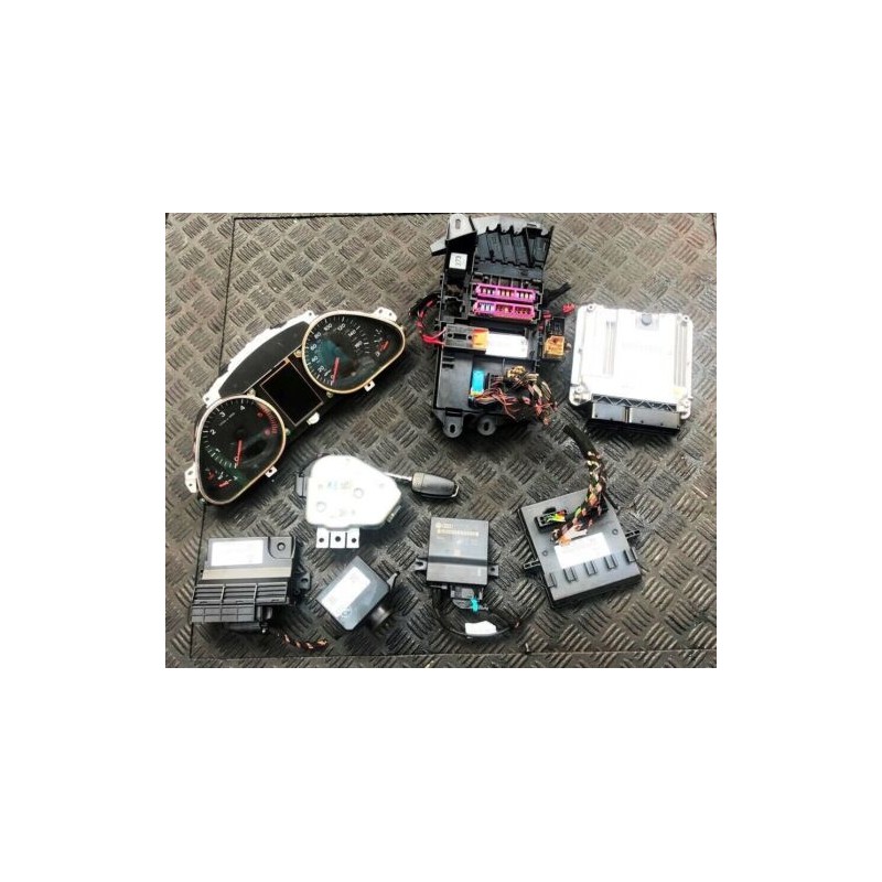 2007 AUDI A6 C6 2.7 ECU SET 4F5910401G / 4F0907279 / 4F0907280A / 4F0907289G