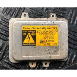 2010 JAGUAR XF X250 LH SIDE XENON HEADLIGHT BALLAST 5DV009000 / 037813001942AF