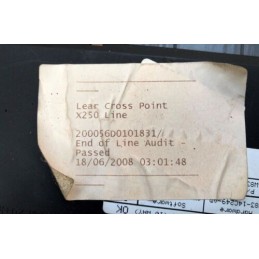 2008 JAGUAR XF X250 2.7 D AUTO RH FRONT SEAT CONTROL MODULE 6W83-14C249-AD