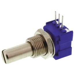1 pcs - Bourns 10kΩ Rotary Potentiometer 1-Gang, Panel Mount (Through Hole), 51AAD-B28-A15L