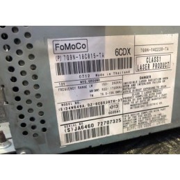 2010 JAGUAR XF X250 2.7 AUTO MULTIMEDIA AMPLIFIER 8x23-14C512 / 7G9N-18C815-TA