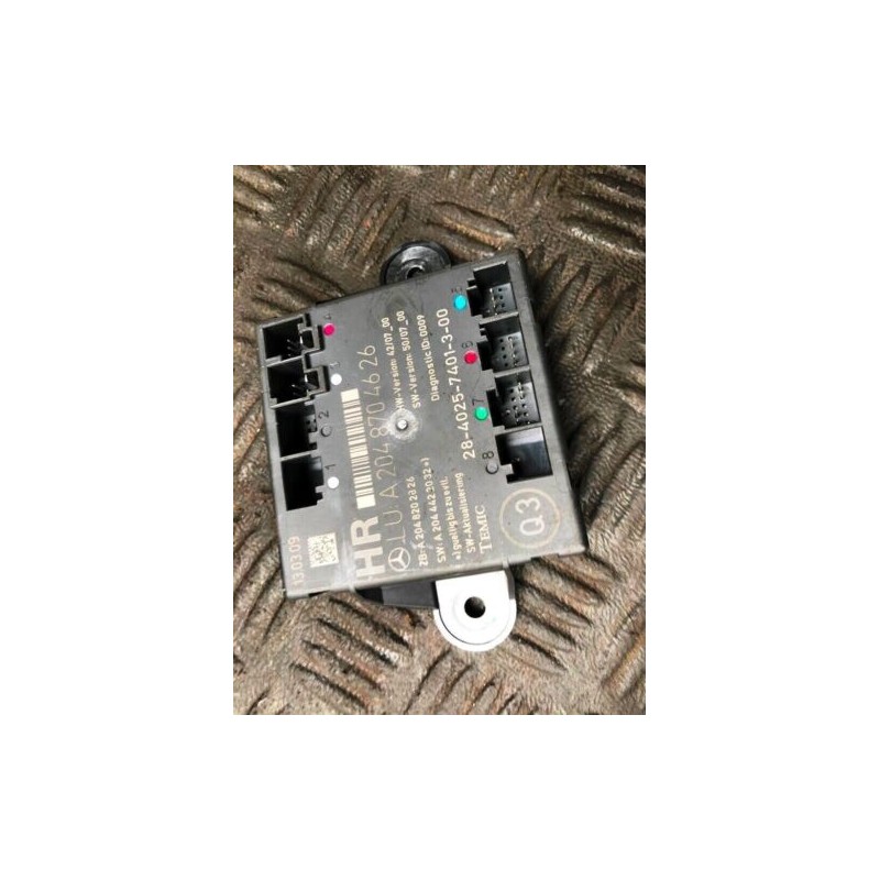 2009 MERCEDES-BENZ C-CLASS W204 C320 RH REAR DOOR ECU A2048704626