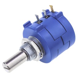 1 pcs - Bourns 200Ω Rotary Precision Potentiometer 1-Gang Panel Mount, 3590S-2-201L