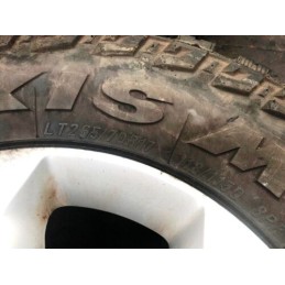 07 NISSAN PATHFINDER ALLOY WHEEL SET 17 LT265/70R17 / MAXXIS TYRES YEAR 13/21