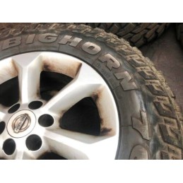 07 NISSAN PATHFINDER ALLOY WHEEL SET 17 LT265/70R17 / MAXXIS TYRES YEAR 13/21
