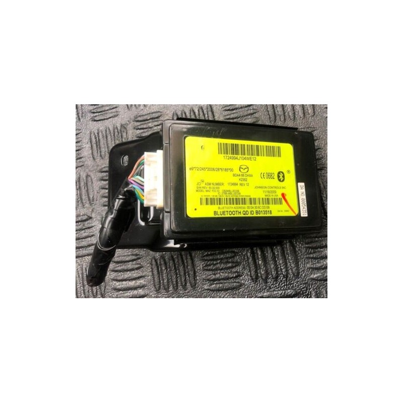 2009 MAZDA 3 BL TS2 1.6 PETROL BLUETOOTH CONTROL ECU BDAU66DHXA