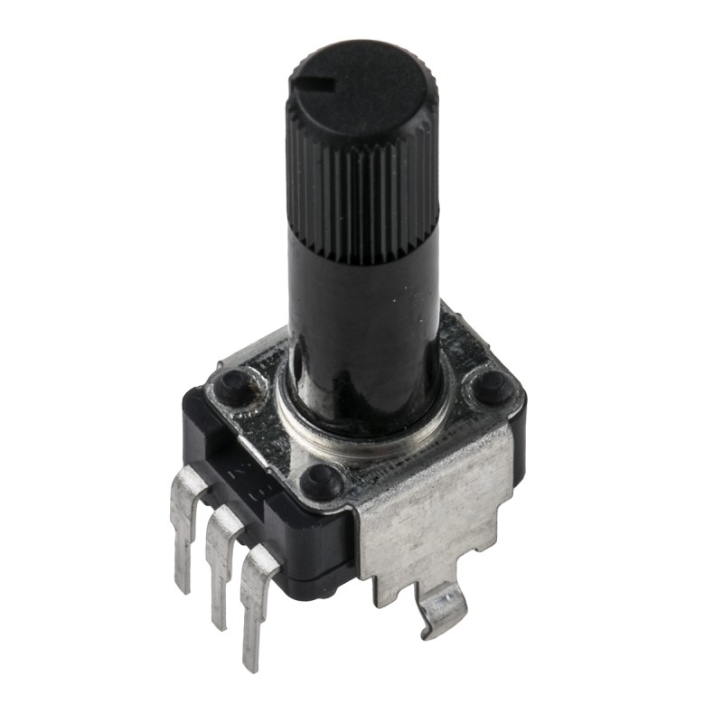 1 pcs - Alps Alpine 50kΩ Rotary Carbon Film Potentiometer, Panel Mount (Through Hole), RK09K1130BCN